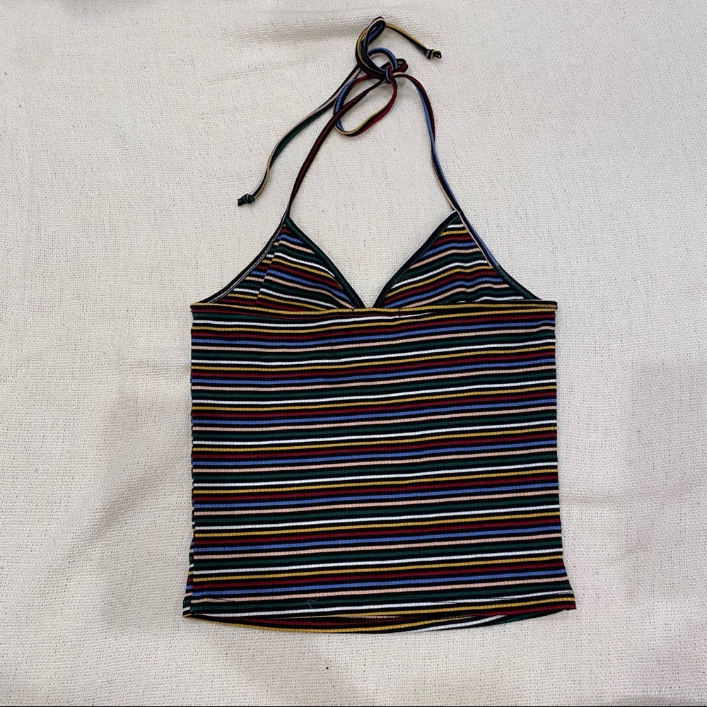 Multicolored Halter Top - Picture 3 of 3